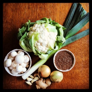 Ingredienten bloemkool