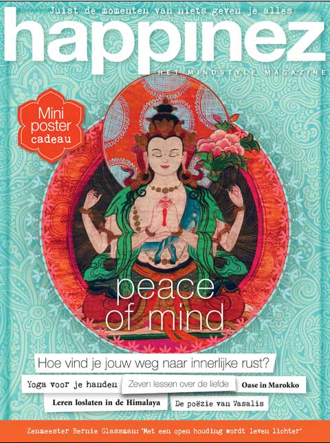 Kundalini Yoga Amsterdam in Happinez Cover nr.1 2015