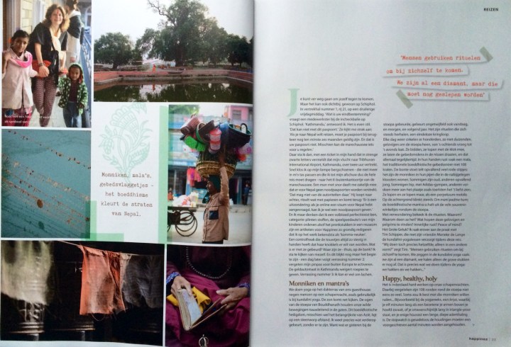 Kundalini Yoga Amsterdam in Nepal en Happinez blz 2