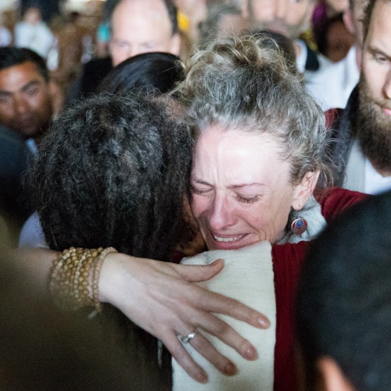 Ontmoeting met Mooji in Rishikesh, maart 2016